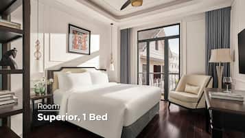 Superior Double Room, Balcony | Free minibar, desk, laptop workspace, soundproofing