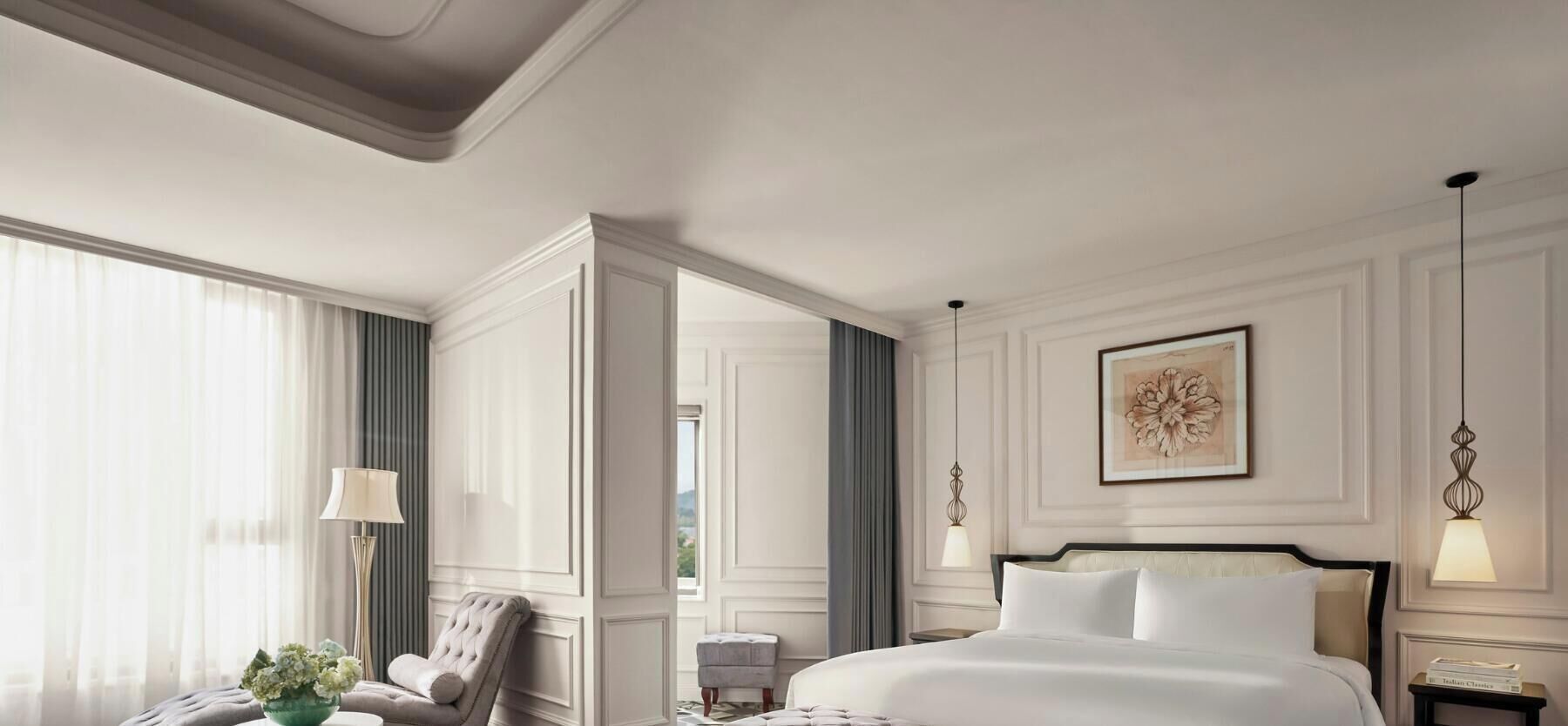 Hypo-allergenic bedding, in-room safe, desk, laptop workspace