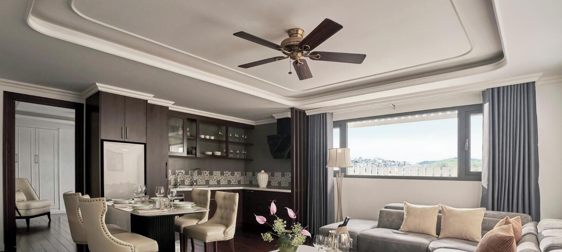 Exclusive Suite | Living area | 55-inch TV with digital channels