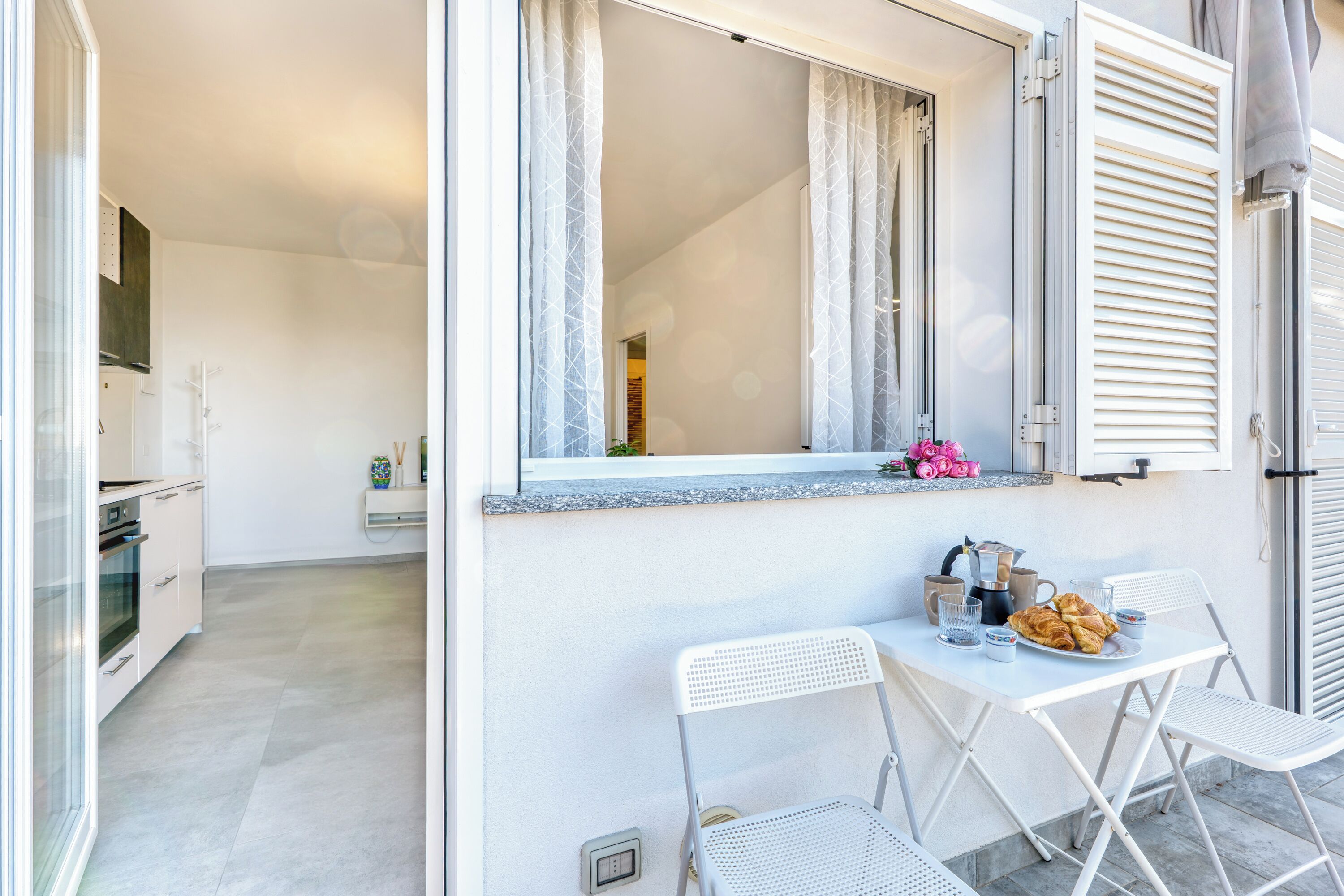 Family Apartment, 2 Bedrooms, Terrace, Mountainside (Miramare 1 LUX - Total Sea View) | Outdoor dining