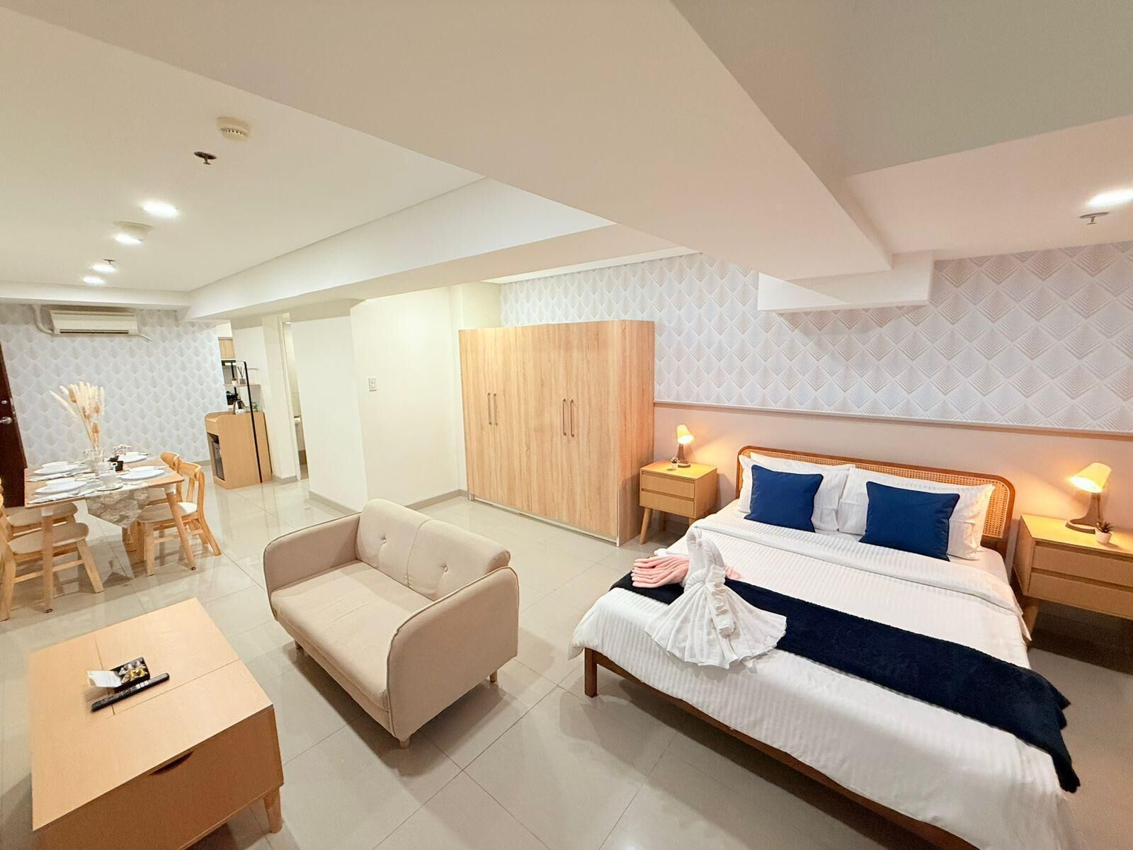 Studio Suite, pemandangan teluk | Seprai premium dan didekorasi berbeda-beda