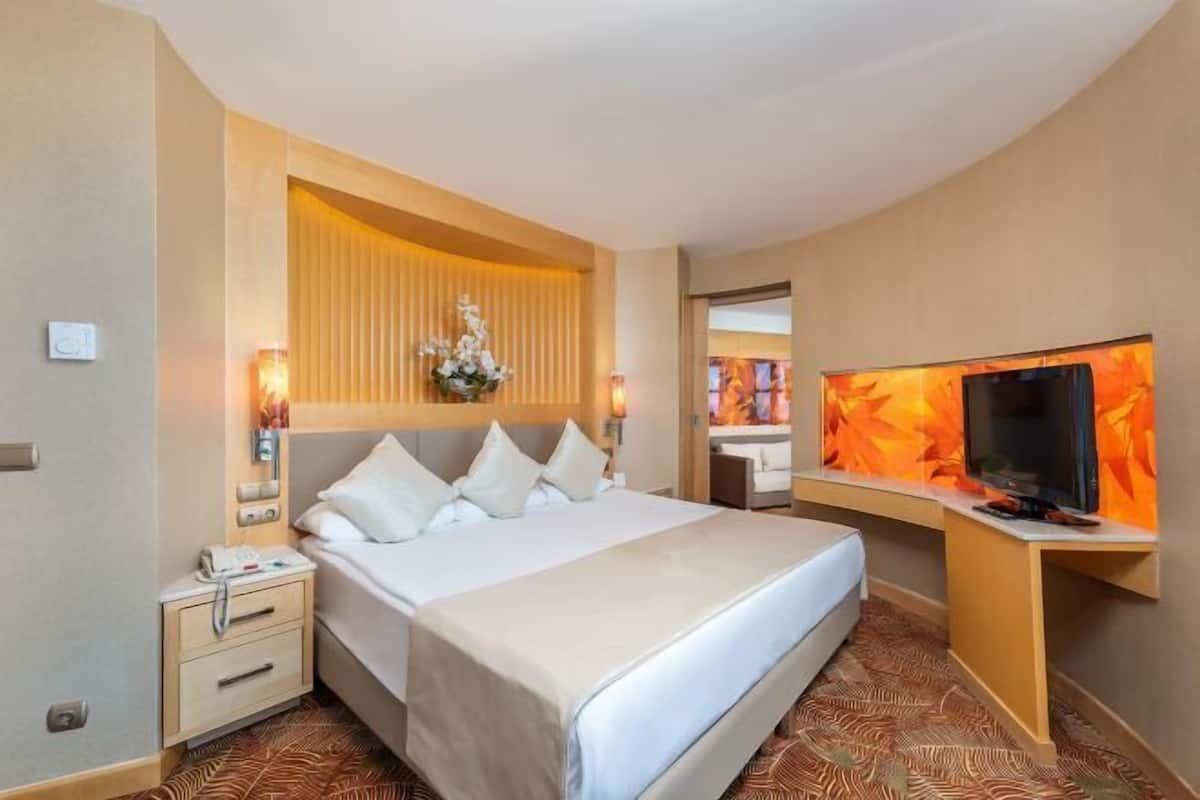 1 habitación y ropa de cama de alta calidad