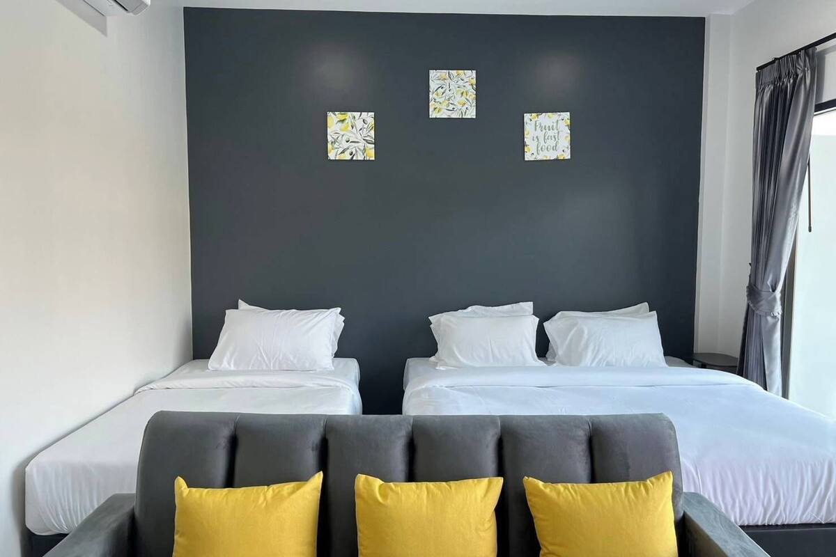 Superior driepersoonskamer, balkon, uitzicht op tuin | 1 slaapkamer