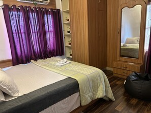 2 室のベッドルーム、ベッドシーツ