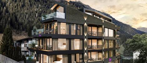 Façade de l’hébergement