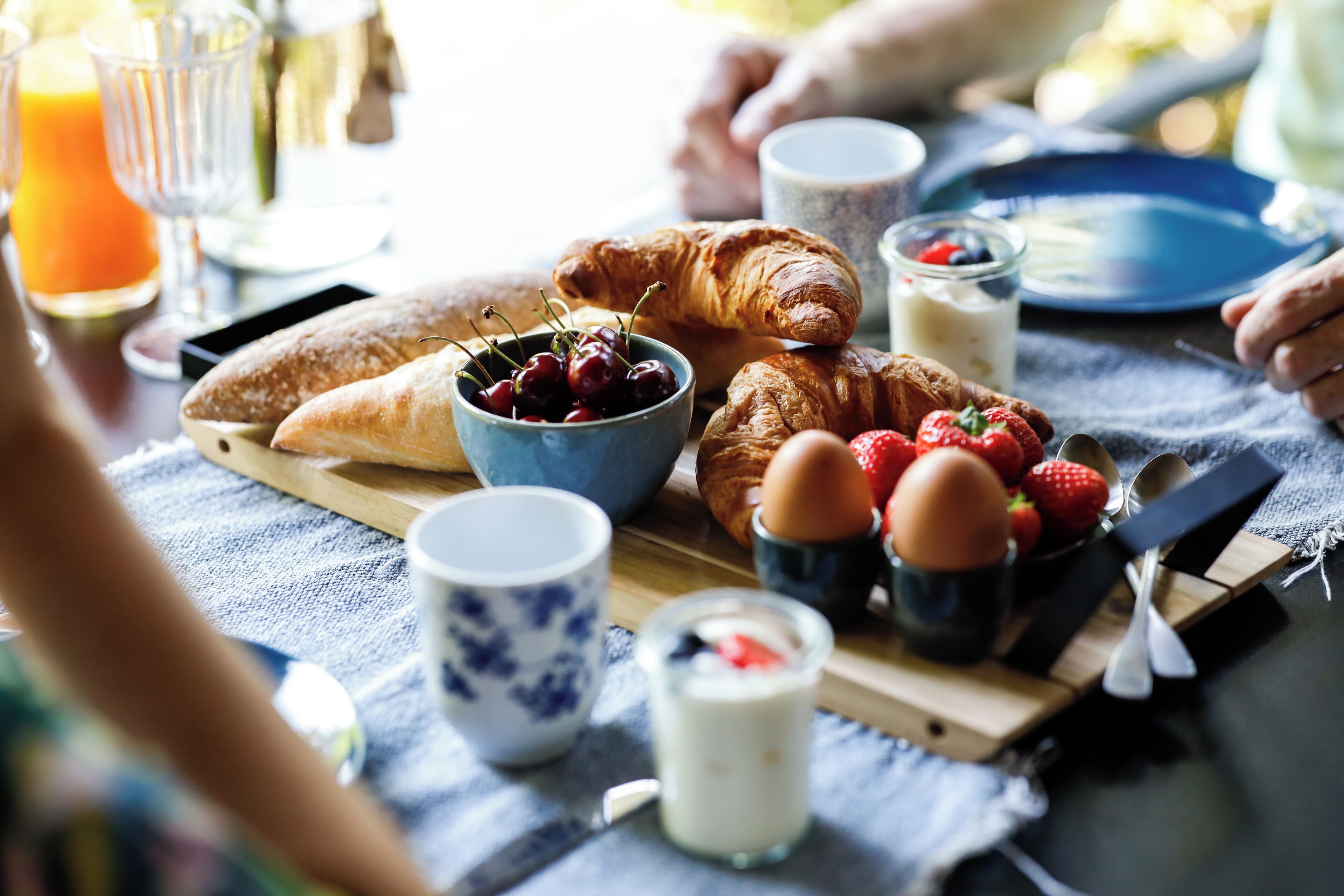Déjeuner servi en supplément