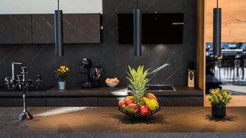 Luxury Villa, 4 Bedrooms, Private Pool | Private kitchen | Fridge, oven, stovetop, dishwasher