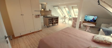 1 sovrum, strykjärn/strykbräda, resesäng och gratis wi-fi