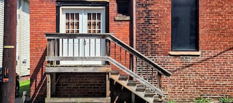 Grab a latte at the coffee shop, then walk a block to the floodwall where you'll find 2000 feet of murals showcasing the history of Portsmouth. After that, walk back up 2nd Street and check out the antique shops and local restaurants.