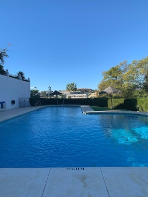 House, 2 Bedrooms, Smoking, Balcony | Pool | Outdoor pool - Luxury Townhouse Sea Views 10 Min From Puerto Banús (Marbella)