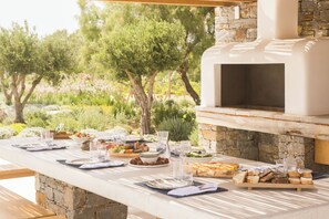 Aire de pique-nique/barbecue