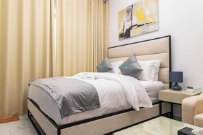 エコノミー スタジオ バルコニー シティビュー | セーフティボックス (室内)、アイロン / アイロン台、WiFi (無料)