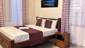 1 sovrum, strykjärn/strykbräda, gratis wi-fi och sängkläder