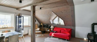 Cosy apartment for 6 people with WIFI, TV, patio and panoramic view