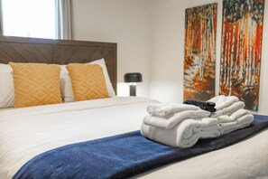 4 dormitorios, escritorio, tabla de planchar con plancha y wifi gratis