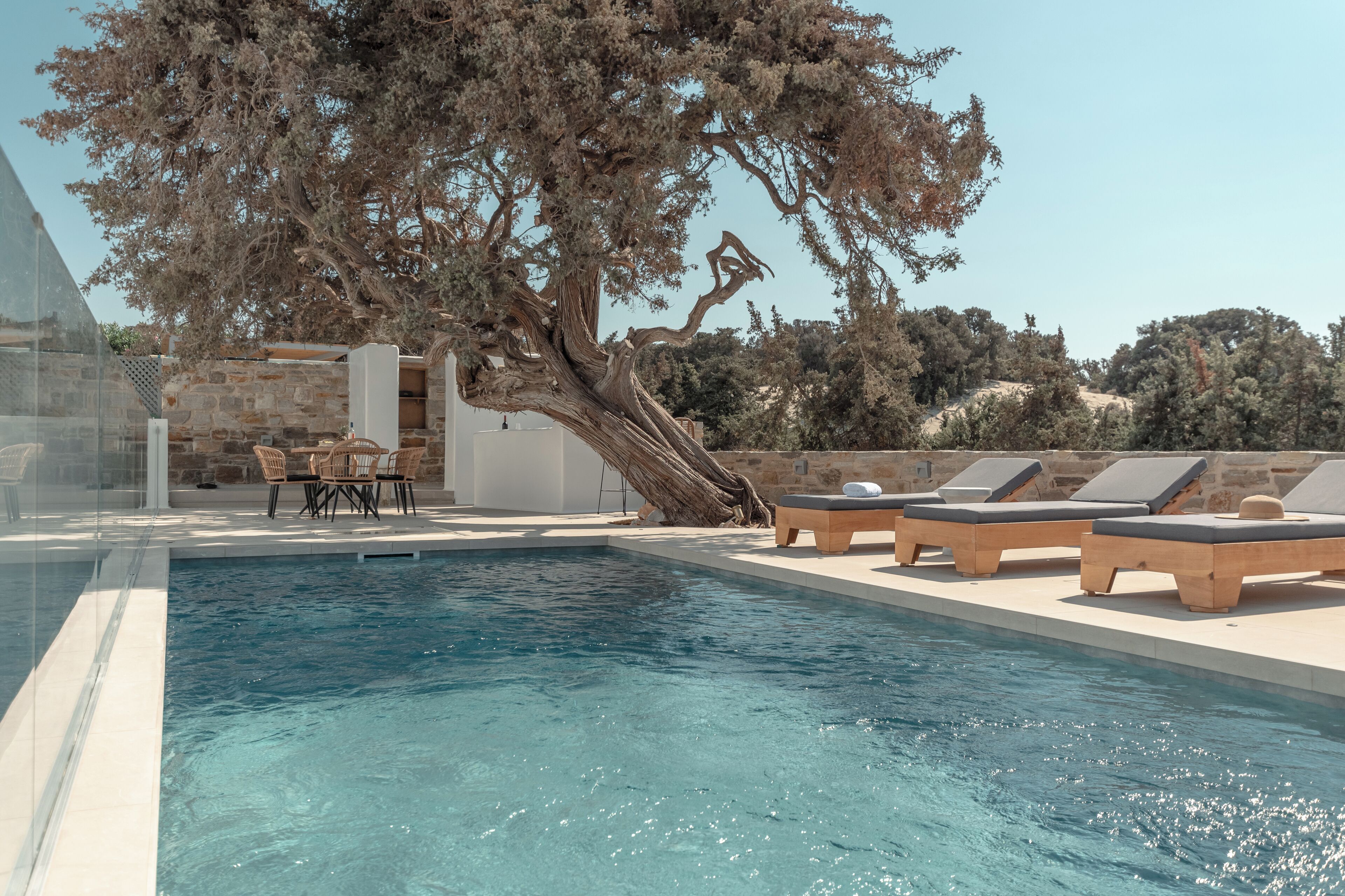 Seasonal outdoor pool