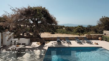 Alberca al aire libre por temporada