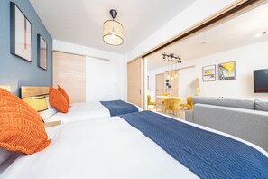 Superior Apartment, Balcony | 2 bedrooms, blackout drapes, free WiFi, bed sheets - Plandor hanazono (Osaka)