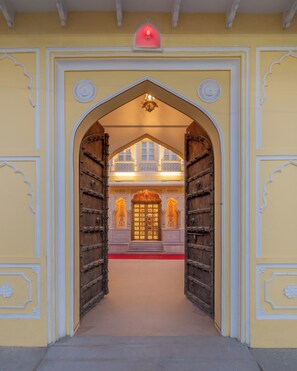 Voorkant van accommodatie