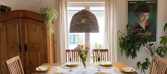 Private house in idyllic location with garden