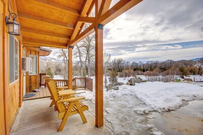 6 Mi to Chico Hot Springs: Villa w/ River Access