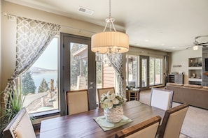 House (3 Bedrooms) | Interior - Fire Pit + Views: Serene Lake Almanor Retreat (Westwood)
