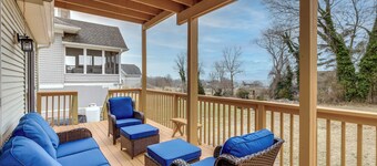 Walk to Eastern Point Beach: Apt w/ Water View!