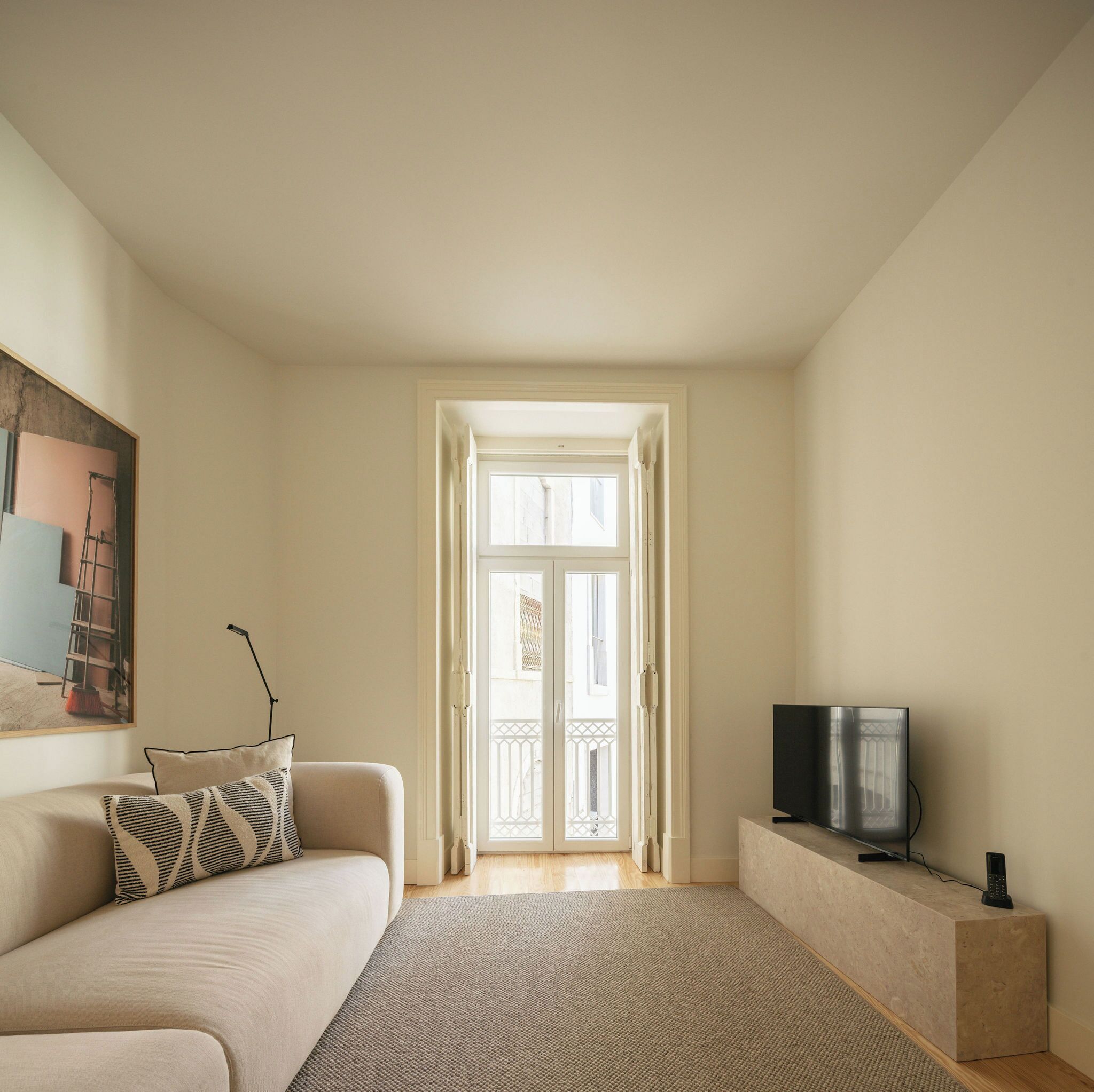 Leilighet – standard, 2 soverom, byutsikt | Skrivebord for bærbar PC, lydisolert og strykejern/-brett