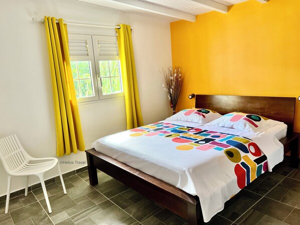 1 chambre, fer et planche à repasser, Wi-Fi, literie fournie