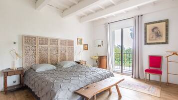 5 slaapkamers, beddengoed