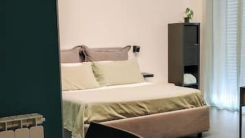 Desk, iron/ironing board, free WiFi, bed sheets