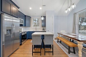 Fridge, microwave, oven, stovetop - Brand New Home -  Water Views and Walk to Carnival Grounds! (Chincoteague Island)