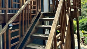 Ferienhaus, 1 Schlafzimmer, Raucher, Balkon | Terrasse/Patio