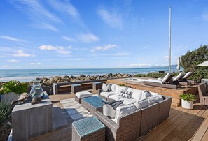 Luxury House, Multiple Beds, Hot Tub, Ocean View (Seacliff Beach Retreat) | View from room - Seacliff Beach Retreat Amazing Beachfront for 6 (Ventura)