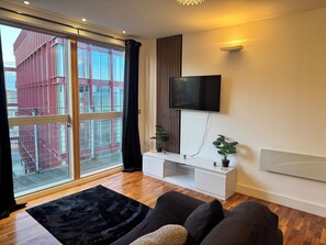 Smart TV, DVD player, video library
