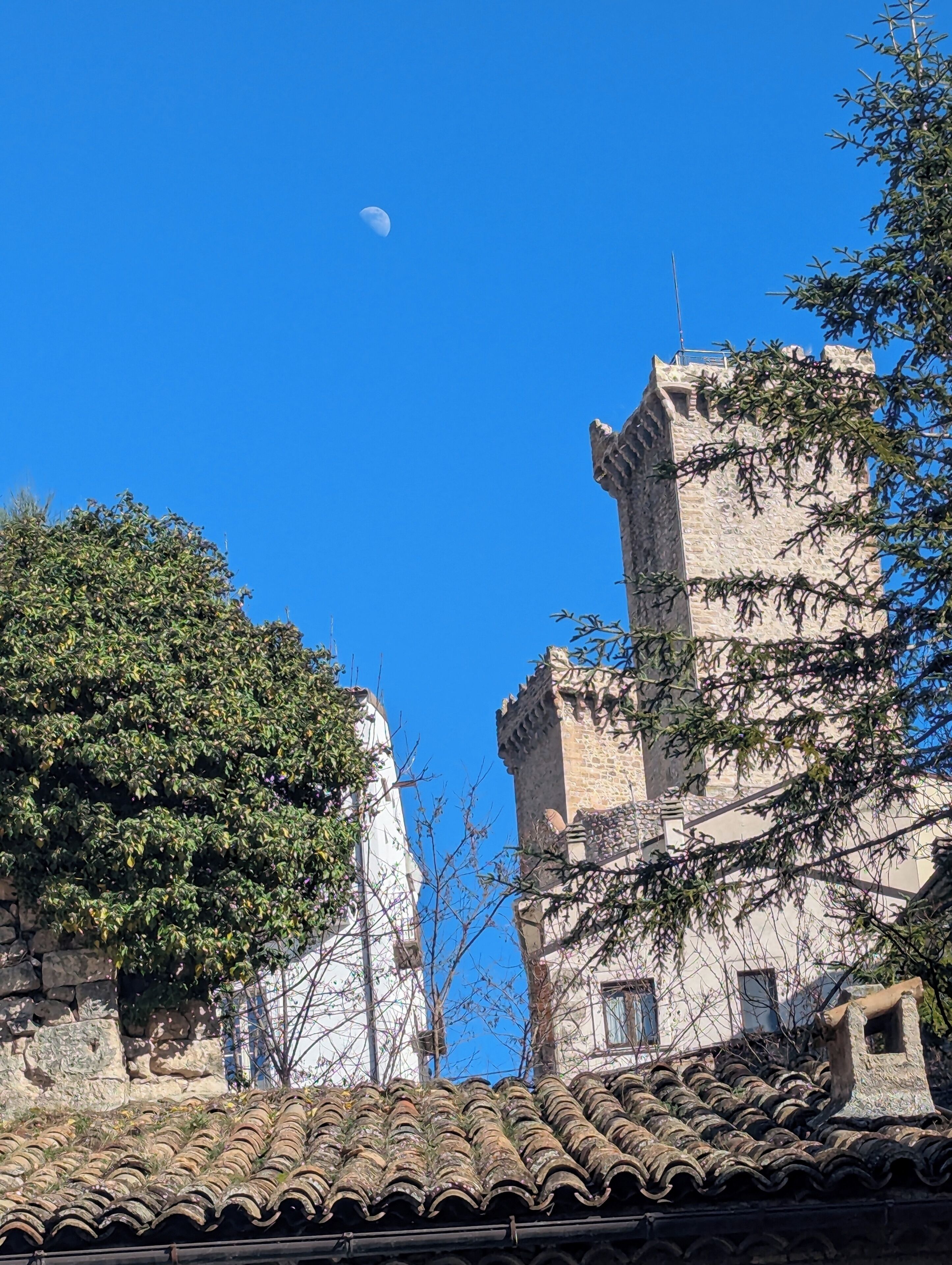 Blick von der Unterkunft