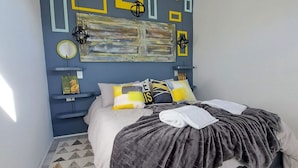Departamento | 1 habitación, ropa de cama de alta calidad y camas con pillow-top 