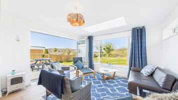 TV, fireplace, offices