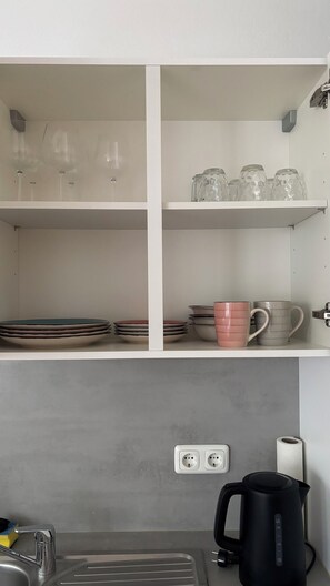 Private kitchen - In the heart of the city of Passau. Very central vacation apartment Apartment Donauwelle 1 (Passau)