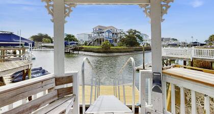 Waterfront home with boat dock and close to beach access