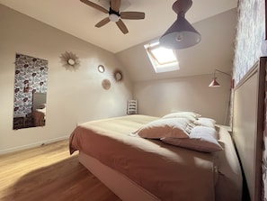 1 bedroom, travel cot, free WiFi, bed sheets - Cosy and comfortable cottage - Le palmier (Chailles)