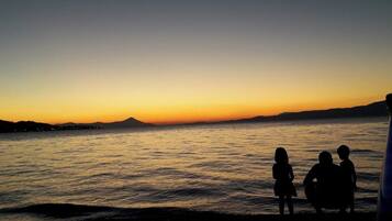 Liegestühle, Strandtücher