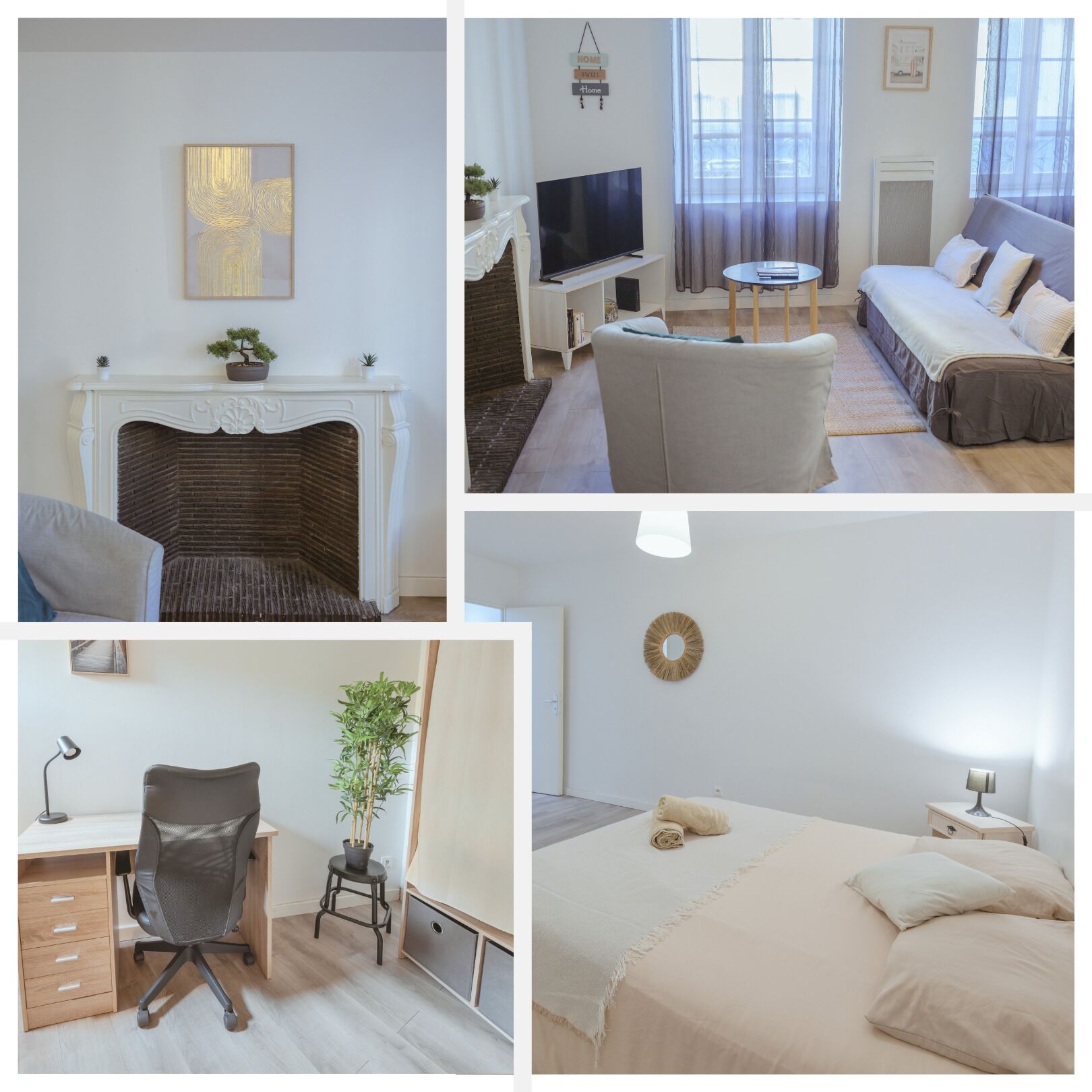 1 slaapkamer, een bureau, een strijkplank/strijkijzer, reisbedje