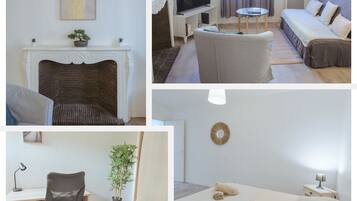 1 slaapkamer, een bureau, een strijkplank/strijkijzer, reisbedje