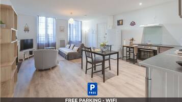 Smart TV, books, offices