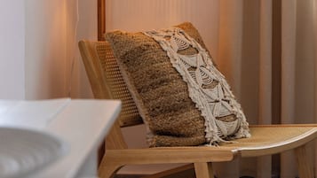 Appartement Luxe, vue océan | Coin séjour