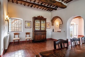 Villa, Garden View | Dining room - In The Heart Of Chianti Pool Wifi View  (Castellina in Chianti)
