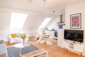 豪華複式房屋 | 起居區