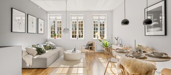 2-bedroom condo in Stavanger with fully equipped kitchen and home office setup