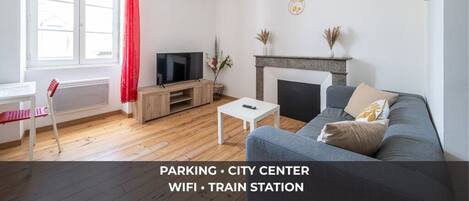 Smart-tv, bøger, kontorer